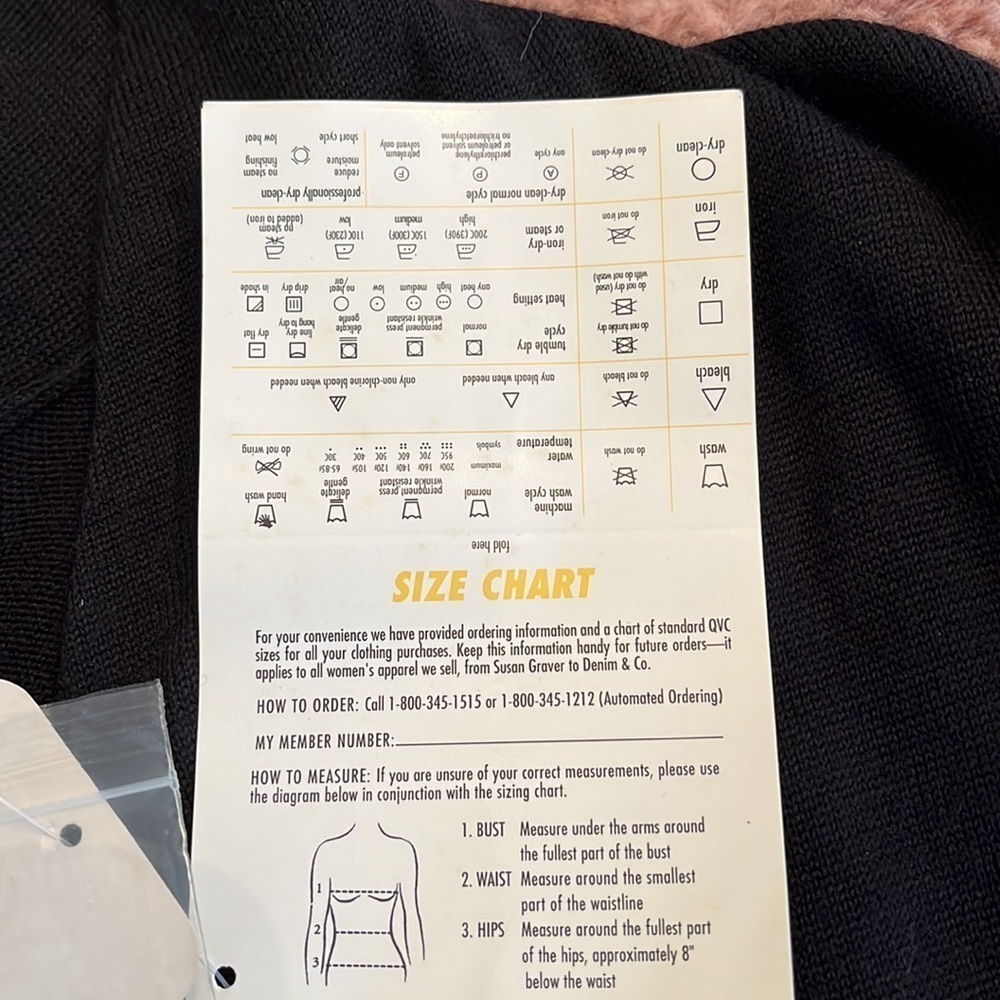 NWT from QVC Small Black Dialogue Maxi Dress Washable in Wool/Acrylic - Picture 6 of 10